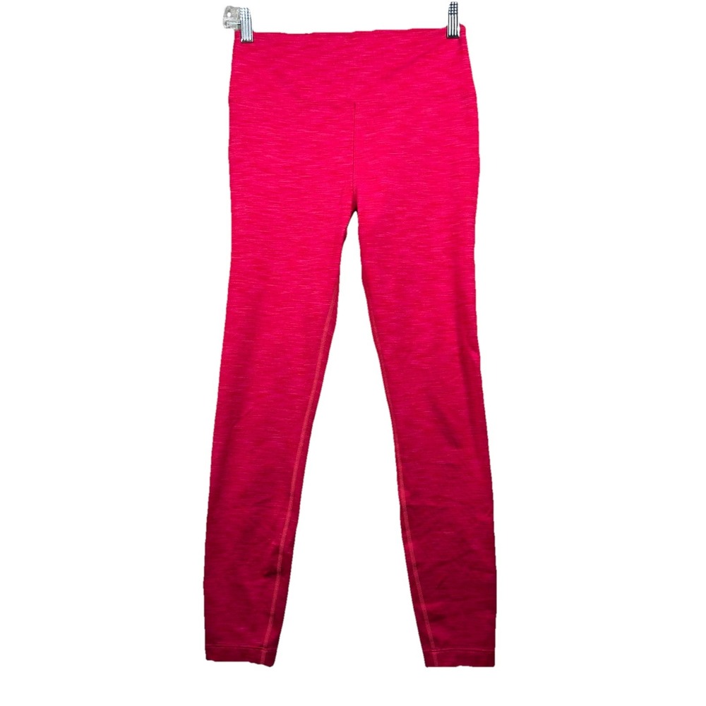 Outdoor Voices 7/8 Leggings Medium Pink Heather High Waist 24" Inseam Workout